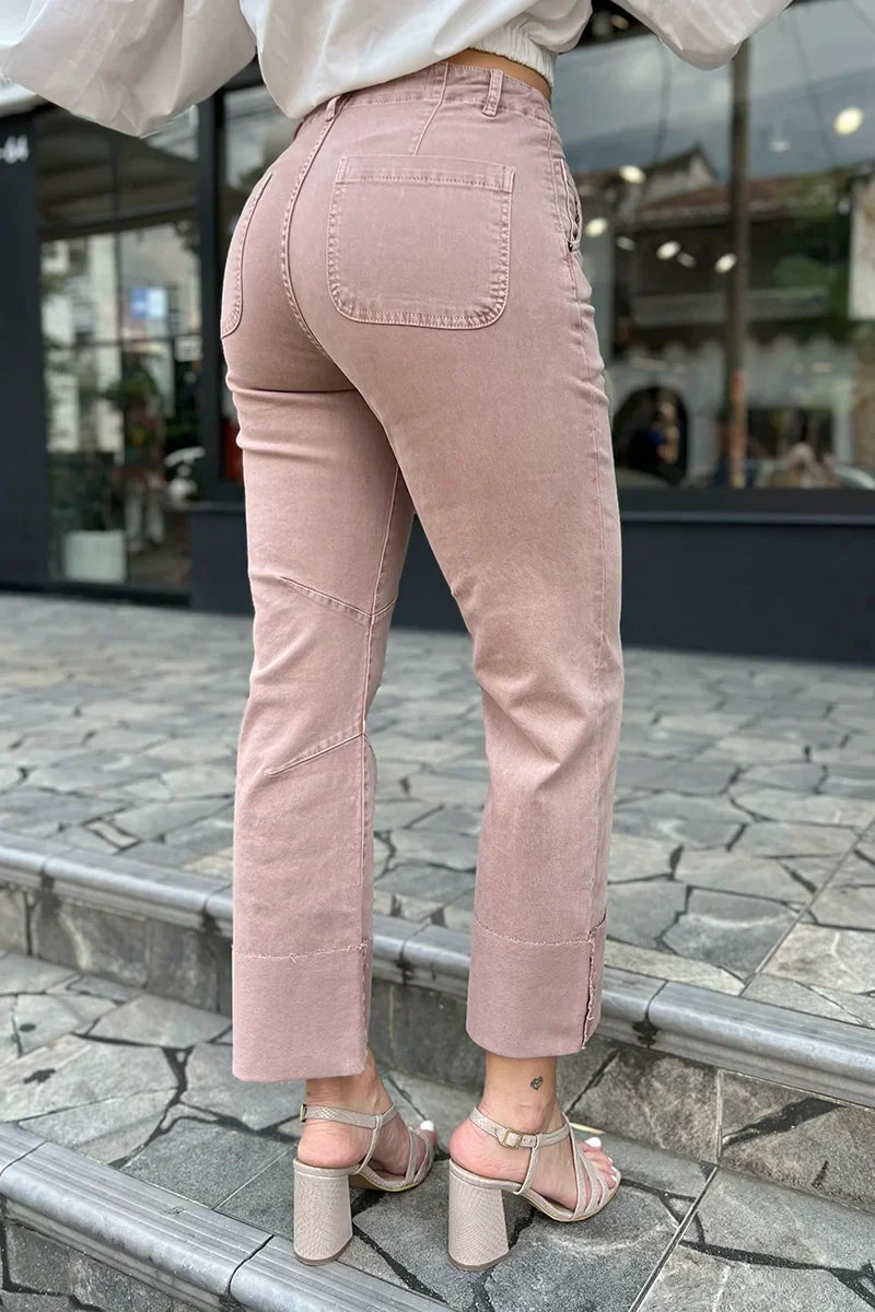 Jean culotte palo de rosa